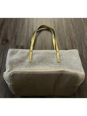 Kate Spade Harmony Frosted Gold Wool Tote Limited Edition thumbnail 3