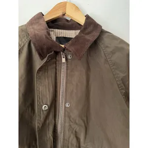 NWD Madewell The Billie Short Jacket Trench Green Barn Coat Women’s XL thumbnail 7