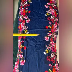 By Anthropologie $148 Double Strap‎ Blue Halter Column Midi Blue Floral Dress thumbnail 6