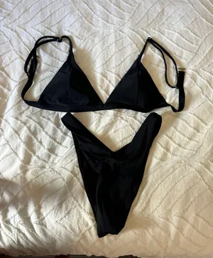 Black High Waisted Bikini thumbnail 3