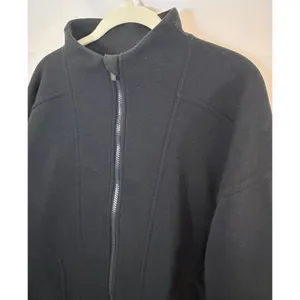 Freely Women's Black Full Zip Mock Neck Jacket sz. L thumbnail 9