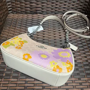 NWT COACH Teri Shoulder Bag In Signature Canvas With Floral Print cbg73 thumbnail 5