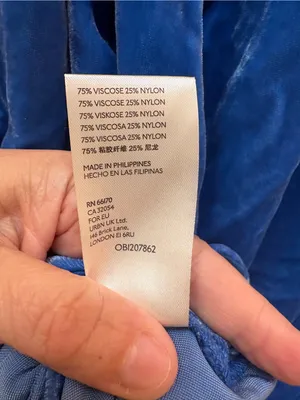 Anthropologie Meloday Blue Velvet Tunic Dress thumbnail 8
