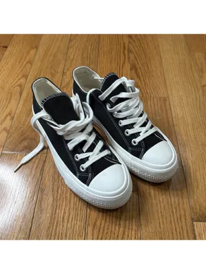 Size 8M Women’s Shoes Sincerely Jules Vina Black & White thumbnail 2