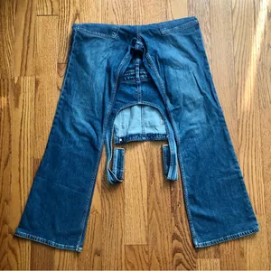 GAP Long & Lean Denim Overalls Blue Organic Cotton Casual Women's Size S NWOT thumbnail 12