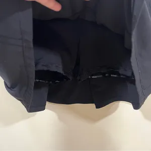 Lululemon Pace Rival Skirt Womens size 6 Skort Black Polyester Gym Stretch EUC thumbnail 6