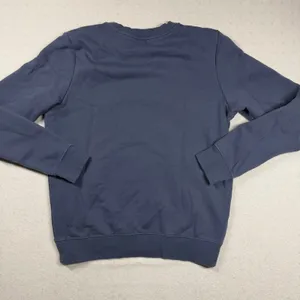 Nike Sportswear Club Fleece Crewneck Sweatshirt XS Blue White Logo Pullover thumbnail 2