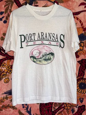Vintage Port Aransas, Texas graphic T-Shirt thumbnail 1