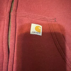 Carhartt Full Zip Hoodie Sweatshirt Women's Medium Red Workwear Outdoors thumbnail 3