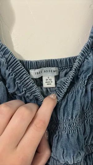 Free Assembly Denim Dress thumbnail 3