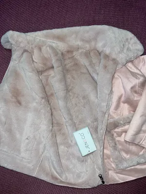 Reversible light pink zip up jacket with front pockets thumbnail 2