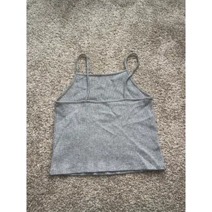 American Eagle - Square Neck Cami - Gray, Medium thumbnail 2