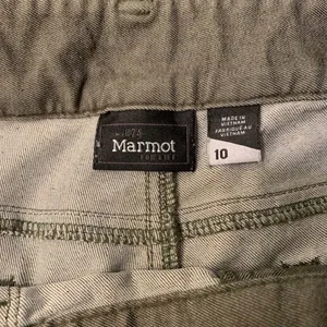 Marmot For Life Womens Olive Green Utility Slim Straight Pants Size‎ 10 thumbnail 2