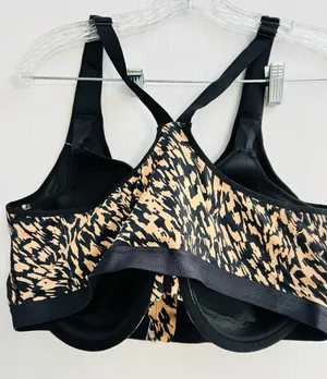 Avenue Sports Front Zip Animal Print Bra thumbnail 4