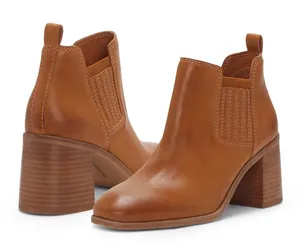Lucky Brand Debruh Heeled Bootie Medium Dark Brown Size 8 thumbnail 1