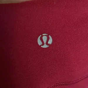 Lululemon Red & Pink Capri Cropped Legging Tight Size 10 thumbnail 3