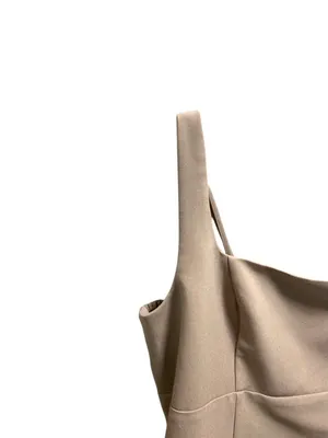 Abercrombie & Fitch Corset Top Beige Size XL Neutral Minimalist Coastal Spring thumbnail 7