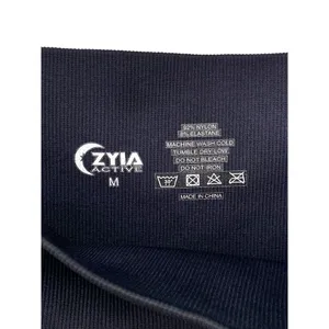 Zyia Black‎ and White Ombre Performance High-Rise 7/8 Leggings Medium Athletic thumbnail 3