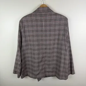 Cato Plaid Double Breasted Blazer Size‎ XL Academia Old Money Preppy Office Work thumbnail 5