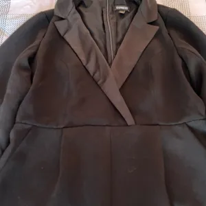 Express One Piece Longsleeve Black Jumpsuit size (Medium) thumbnail 2