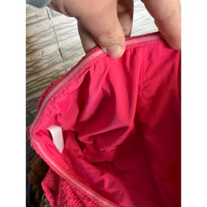 Andie hot pink Kauai one piece swimsuit eyelet textured cheeky strapless‎ large thumbnail 8