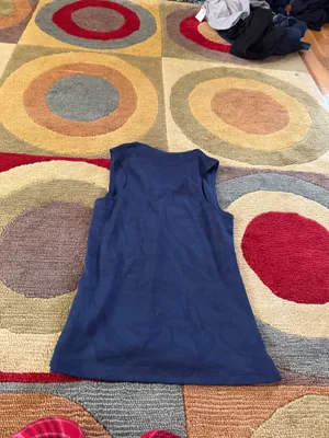 Nike Dri Fit Golf Sleeveless Polo Athletic Tank Top Shirt Navy Blue Women’s XS thumbnail 3