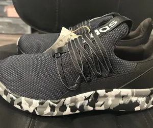 Adidas Lite Racer Adapt7 Running Black and White Sneakers size 6 thumbnail 1