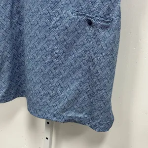 EP New York‎ Women's Golf Dress Blue White Basketweave Geometric Quarter Zip M thumbnail 7