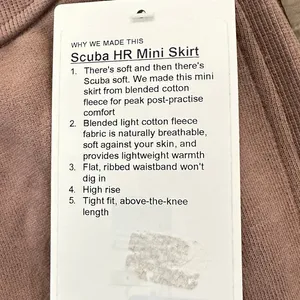 Lululemon Scuba High-Rise Mini Skirt in Taupetastic Size medium thumbnail 8