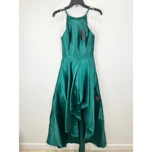Lulus Broadway Show Emerald Green High-Low Gown Formal Glam Party XS NWT thumbnail 5