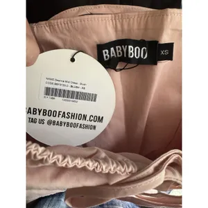 NWT Babyboo Deanna Midi Corset Dress Blush Pink Size XS thumbnail 10