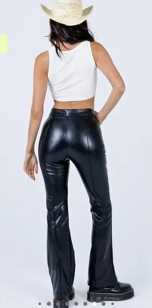 Princess Polly Braden Leather Pants thumbnail 4