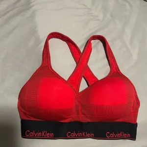 Calvin Klein Vibrant Red Sports Bra thumbnail 1
