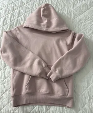 Aritzia Perfect TNA Cozy Fleece Hoodie Dusty Pink thumbnail 1