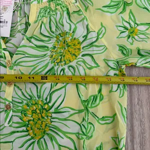 New Lilly Pulitzer Elsa Top Long Sleeve Top Limoncello Sunbelievable Women's XS thumbnail 9