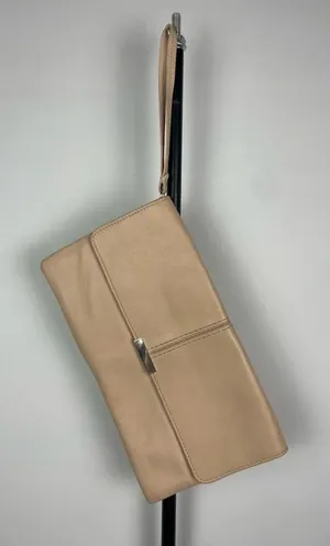& Other Stories‎ Soft Pink Leather Rectangular Clutch Purse thumbnail 1