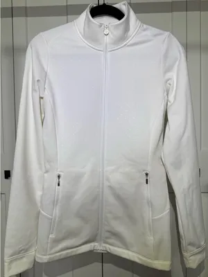 Nike Women’s White Full-Zip Utility Jacket thumbnail 1
