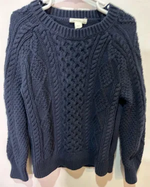 Crewcuts Dark Blue Cable Knit Sweater Small 6 thumbnail 1