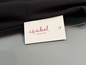 Isabel Maternity Dress Black Small thumbnail 2