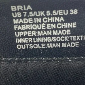 Just Fab Bria Women's Black Faux Leather Zip Up Platform Combat Boots Size 7.5 thumbnail 6
