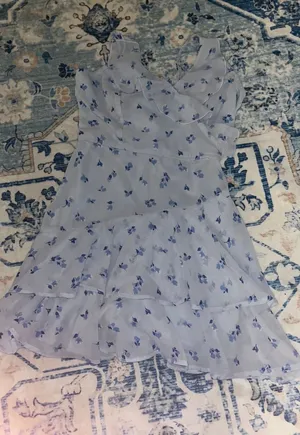 Light blue floral romper  thumbnail 1
