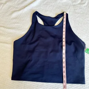 Gap GapFit High-Neck Brami Bra Cami Tank XL Navy Blue NEW thumbnail 6