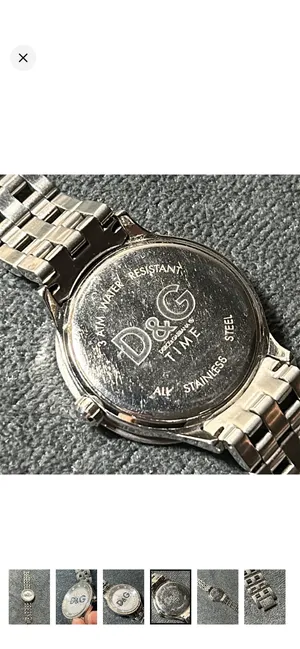 Dolce & Gabbana unisex rhinestone bling watch some scuffs thumbnail 3