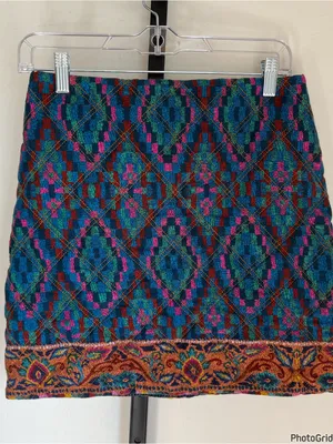 Farm Rio Tapestry Mini Skirt Small thumbnail 2