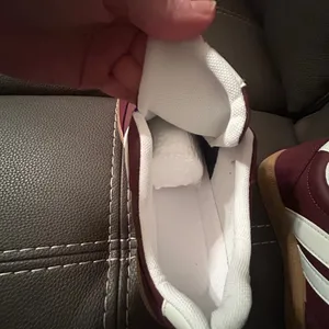 Burgundy and White Women's Sneakers size 41 thumbnail 8