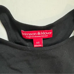 Krimsom Klover Nina Tank Solid Black Size X thumbnail 3