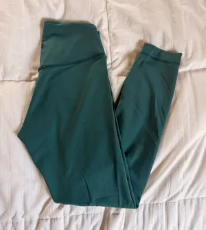 Lululemon Align High-Rise Leggings Dark Teal Green Size 6 thumbnail 1