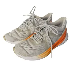lululemon Blissfeel Womens Running Sneakers Size 8 Vapor Orange White Shoes thumbnail 1