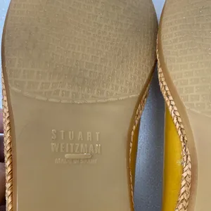 Stuart Weitzman Mustard Yellow Loafers Size 7 M thumbnail 13