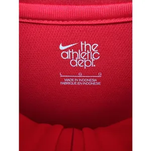 Nike The Athletic Dept Women's Large Red Full Zip Track Jacket White Piping thumbnail 10